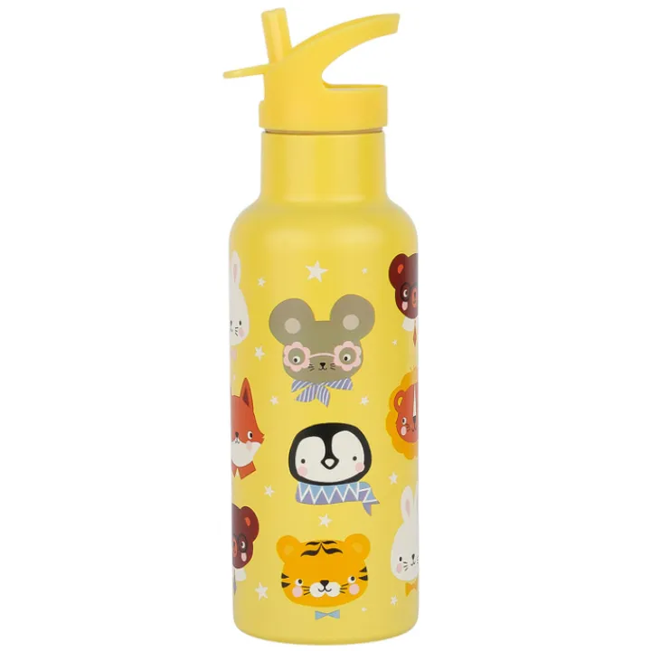 Waterflessen|Thermosflessen>A Little Lovely Company Alex Water Bottle XL animal friends