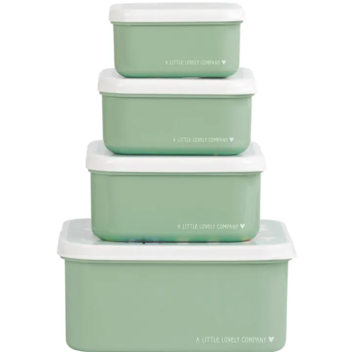 Lunchboxen>A Little Lovely Company Charlie Lunch & Snack Box joy