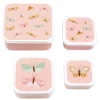 Lunchboxen>A Little Lovely Company Charlie Lunch & Snack Box butterflies