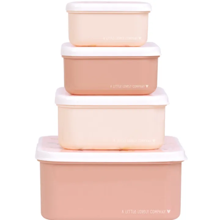 Lunchboxen>A Little Lovely Company Charlie Lunch & Snack Box butterflies