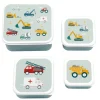 Lunchboxen>A Little Lovely Company Charlie Lunch & Snack Box vehicles