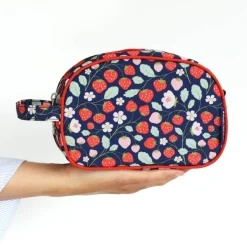 Toilettassen>A Little Lovely Company Jules Toiletry Bag strawberries