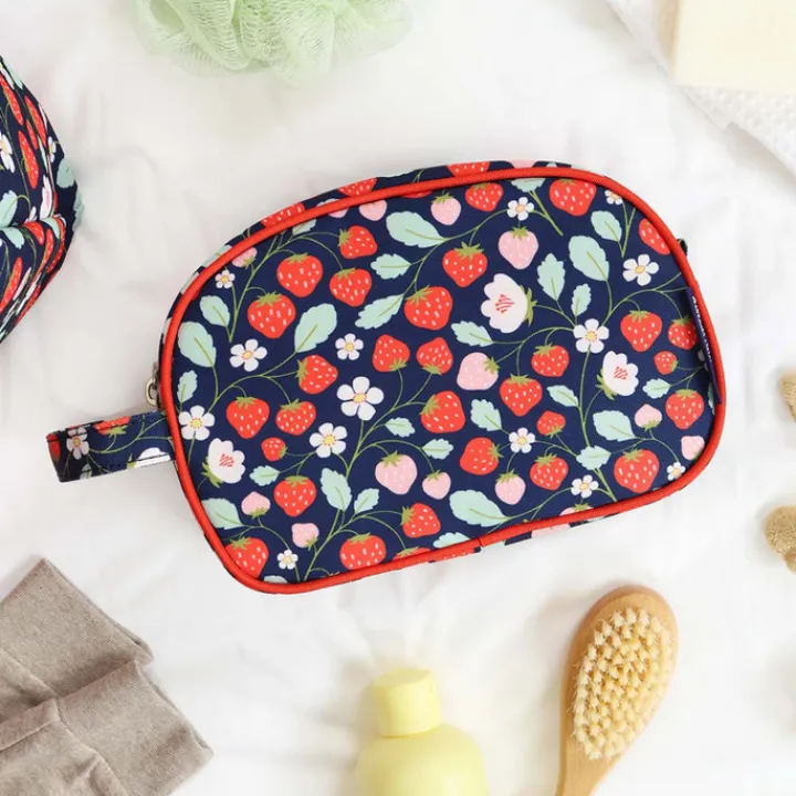 Toilettassen>A Little Lovely Company Jules Toiletry Bag strawberries