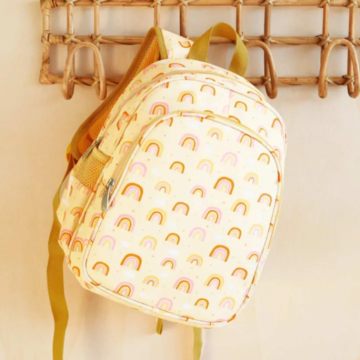 Peuter Rugzakken|Kinderrugzakken>A Little Lovely Company Noa Backpack rainbows