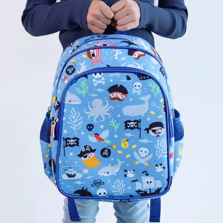 Peuter Rugzakken|Kinderrugzakken>A Little Lovely Company Noa Backpack pirates
