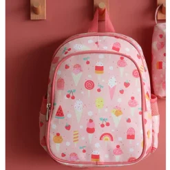 Peuter Rugzakken|Kinderrugzakken>A Little Lovely Company Noa Backpack ice-cream