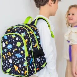Peuter Rugzakken|Kinderrugzakken>A Little Lovely Company Noa Backpack galaxy