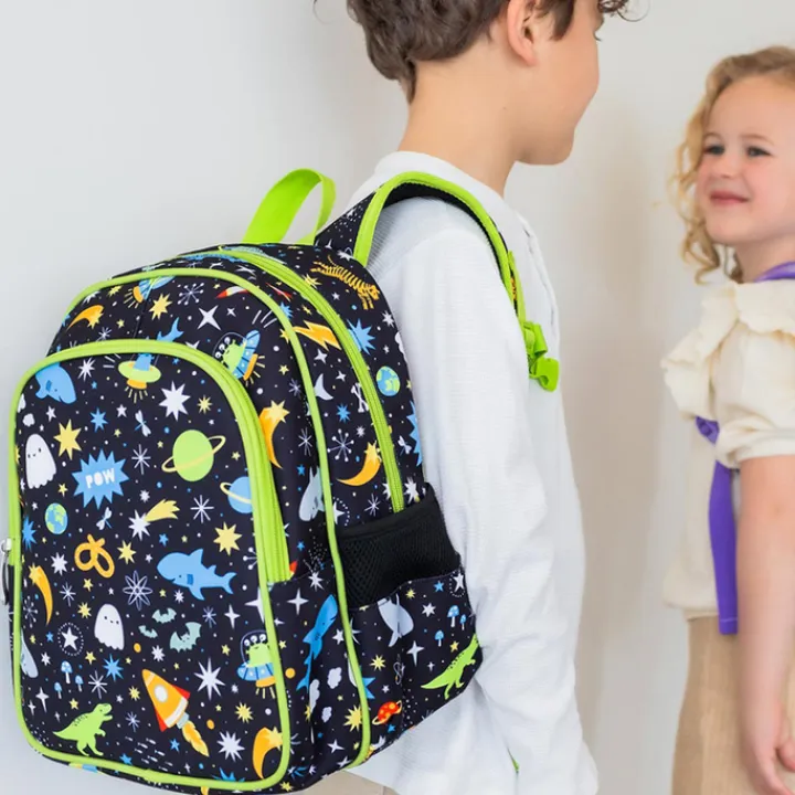 Peuter Rugzakken|Kinderrugzakken>A Little Lovely Company Noa Backpack galaxy