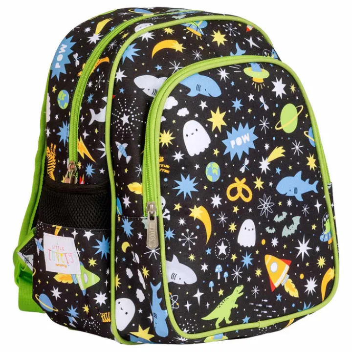 Peuter Rugzakken|Kinderrugzakken>A Little Lovely Company Noa Backpack galaxy