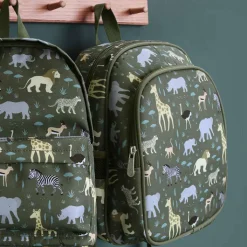 Peuter Rugzakken|Kinderrugzakken>A Little Lovely Company Noa Backpack savanna