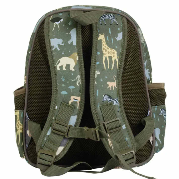 Peuter Rugzakken|Kinderrugzakken>A Little Lovely Company Noa Backpack savanna