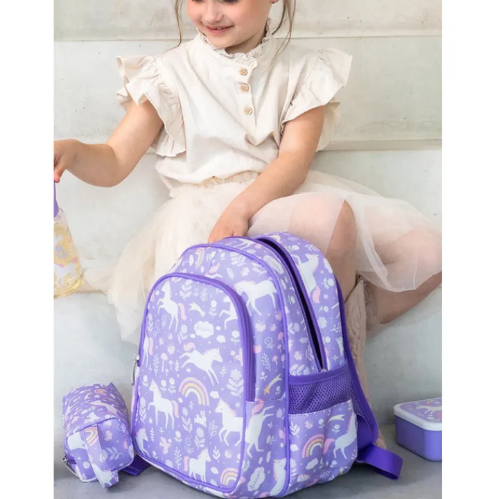 Peuter Rugzakken|Kinderrugzakken>A Little Lovely Company Noa Backpack unicorn dreams