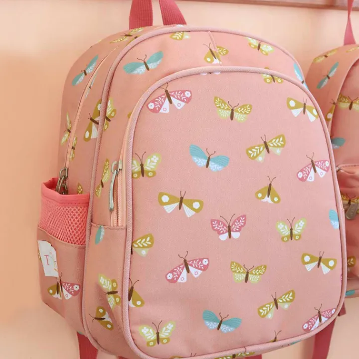 Peuter Rugzakken|Kinderrugzakken>A Little Lovely Company Noa Backpack butterflies