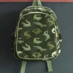 Peuter Rugzakken|Kinderrugzakken>A Little Lovely Company Noa Backpack crocodiles