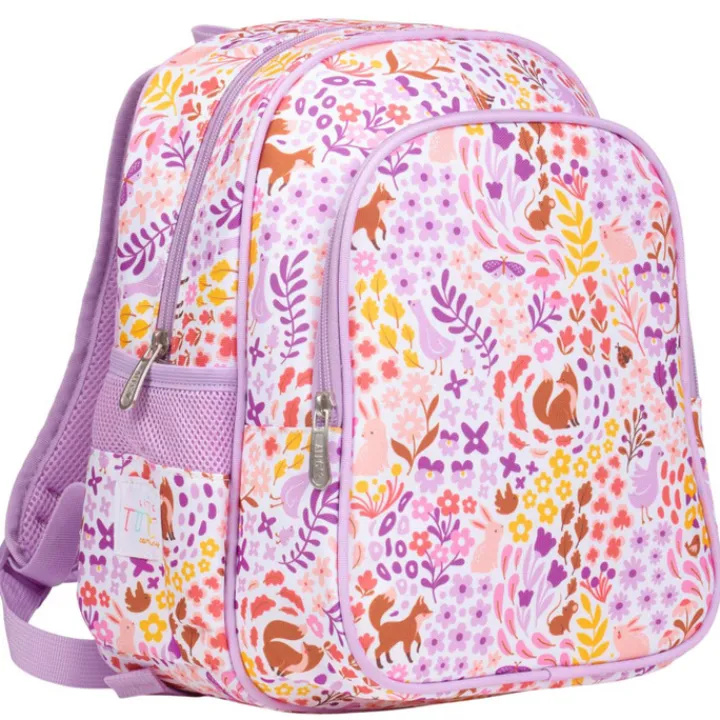 Peuter Rugzakken|Kinderrugzakken>A Little Lovely Company Noa Backpack flower garden