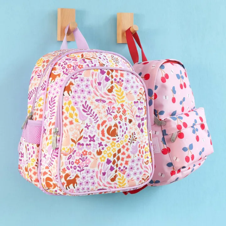 Peuter Rugzakken|Kinderrugzakken>A Little Lovely Company Noa Backpack flower garden