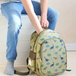 Peuter Rugzakken|Kinderrugzakken>A Little Lovely Company Noa Backpack dinosaurs