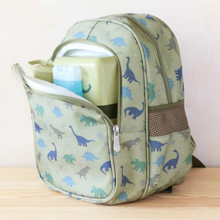Peuter Rugzakken|Kinderrugzakken>A Little Lovely Company Noa Backpack dinosaurs