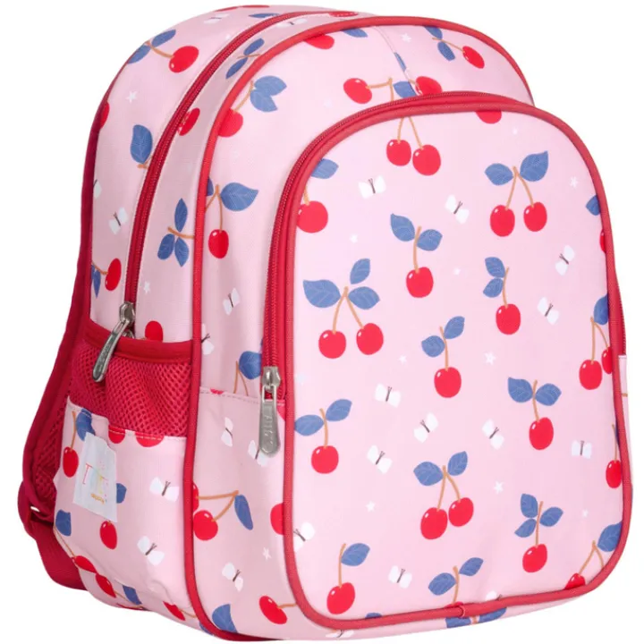 Peuter Rugzakken|Kinderrugzakken>A Little Lovely Company Noa Backpack cherries