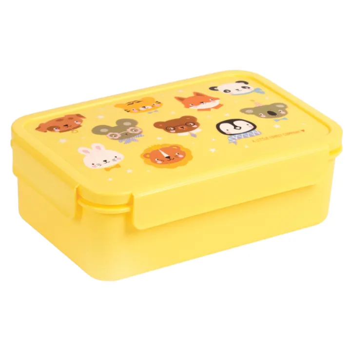 Lunchboxen>A Little Lovely Company Robin Bento Lunchbox animal friends