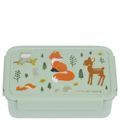 Lunchboxen>A Little Lovely Company Robin Bento Lunchbox forest friends