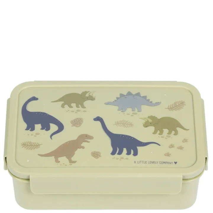 Lunchboxen>A Little Lovely Company Robin Bento Lunchbox dinosaurs
