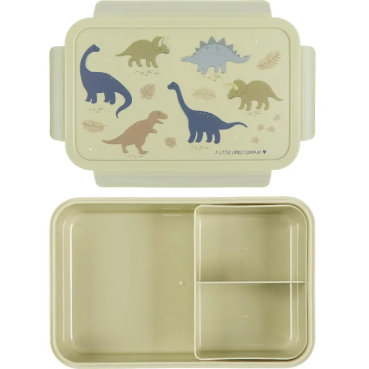 Lunchboxen>A Little Lovely Company Robin Bento Lunchbox dinosaurs