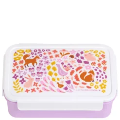 Lunchboxen>A Little Lovely Company Robin Bento Lunchbox flower garden