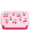 Lunchboxen>A Little Lovely Company Robin Bento Lunchbox cherries