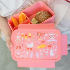 Lunchboxen>A Little Lovely Company Robin Bento Lunchbox fun