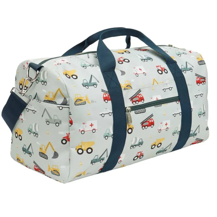Kleine Reistassen|Kinder Reistassen>A Little Lovely Company Sam Weekendbag vehicles