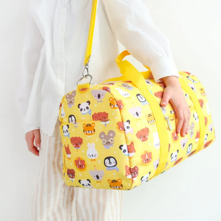 Kleine Reistassen|Handbagage Reistassen>A Little Lovely Company Sam Weekendbag animal friends