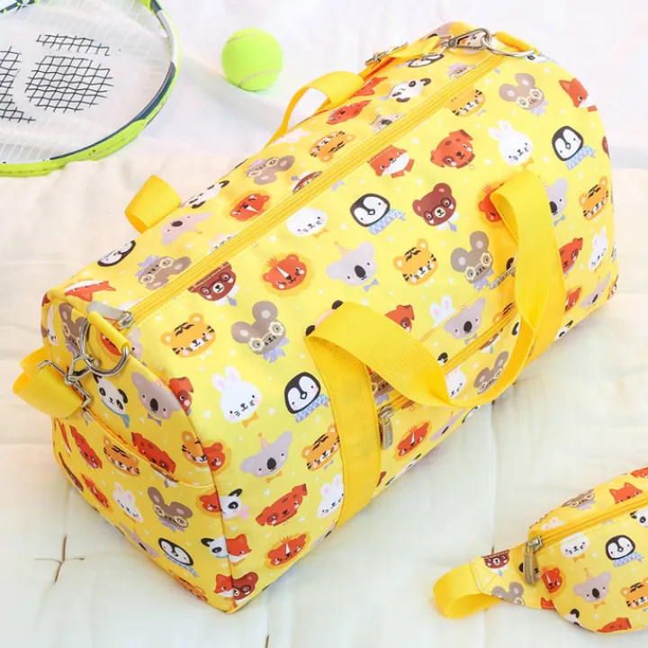 Kleine Reistassen|Handbagage Reistassen>A Little Lovely Company Sam Weekendbag animal friends