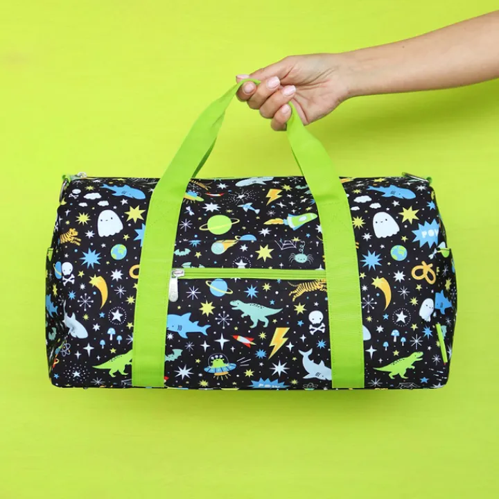 Kleine Reistassen|Handbagage Reistassen>A Little Lovely Company Sam Weekendbag galaxy
