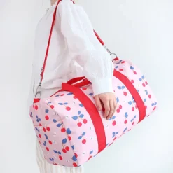Kleine Reistassen|Handbagage Reistassen>A Little Lovely Company Sam Weekendbag cherries