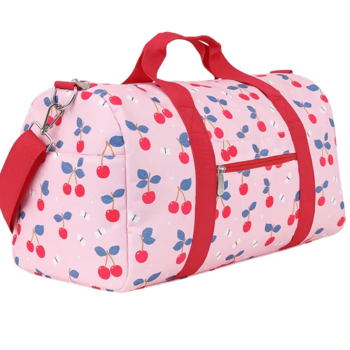 Kleine Reistassen|Handbagage Reistassen>A Little Lovely Company Sam Weekendbag cherries