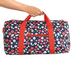 Kleine Reistassen|Handbagage Reistassen>A Little Lovely Company Sam Weekendbag strawberries