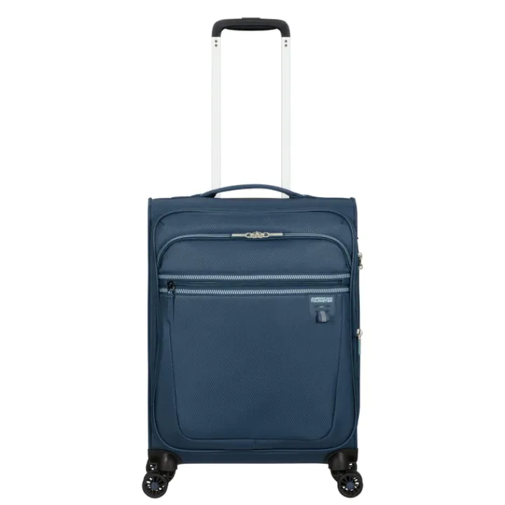 Transavia Trolleys|Handbagage Trolleys>American Tourister Aerospin Spinner S Exp indigo
