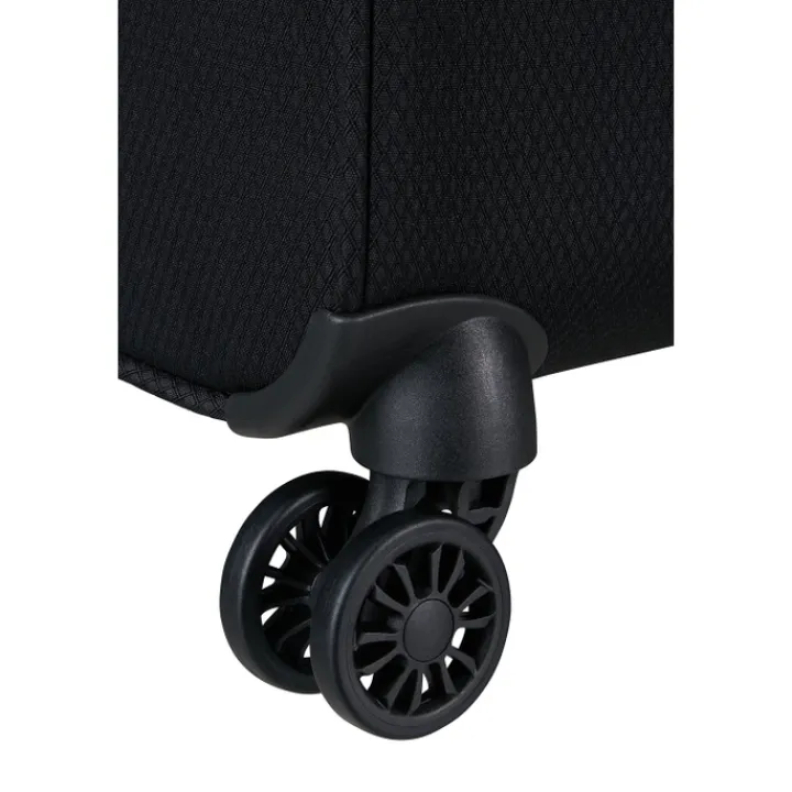 Transavia Trolleys|Handbagage Trolleys>American Tourister Aerospin Spinner S Exp black