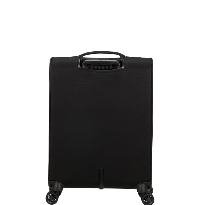 Transavia Trolleys|Handbagage Trolleys>American Tourister Aerospin Spinner S Exp black