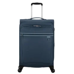 Reistrolleys|Reiskoffers>American Tourister Aerospin Spinner M Exp indigo
