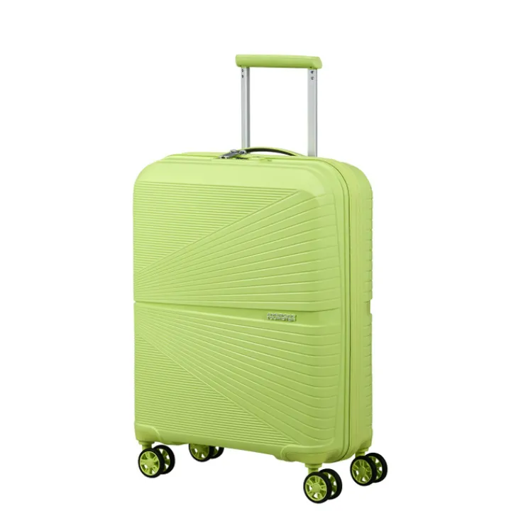 Transavia Trolleys|Ryanair Trolleys>American Tourister Airconic Spinner 55/20 TSA electric lime