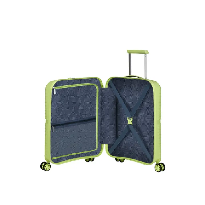 Transavia Trolleys|Ryanair Trolleys>American Tourister Airconic Spinner 55/20 TSA electric lime