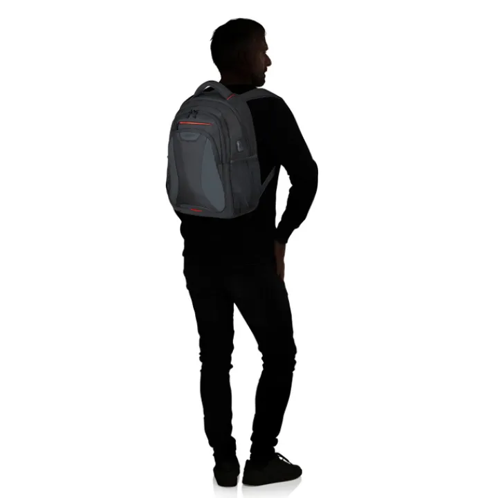 15.6 Inch Laptoptassen|Laptop Rugzakken>American Tourister At Work Laptop Backpack 15.6'' Eco USB bass black