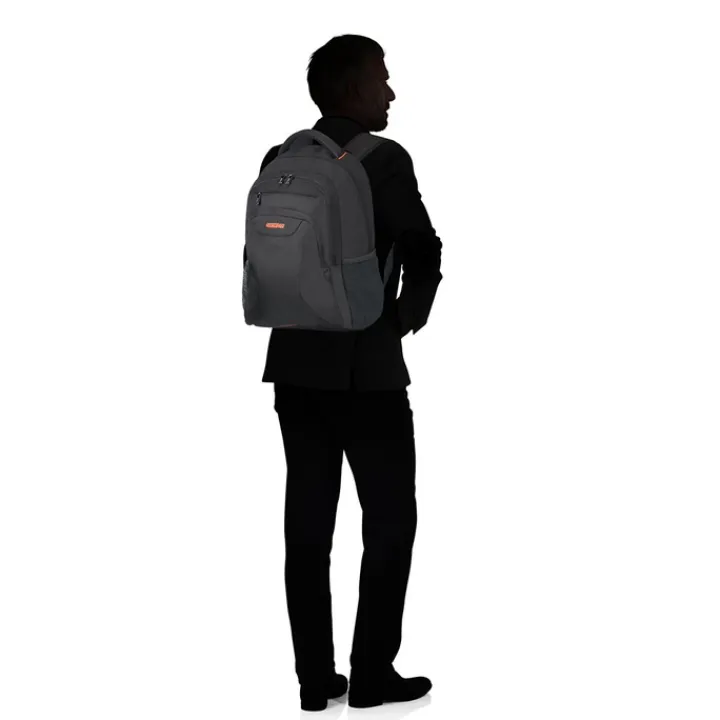 Heren Rugzakken|Dames Rugzakken>American Tourister At Work Laptop Backpack 17.3" black/orange