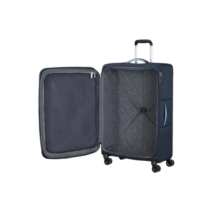 Reistrolleys|Reiskoffers>American Tourister Cloudrider Spinner L Expandable TSA sky navy
