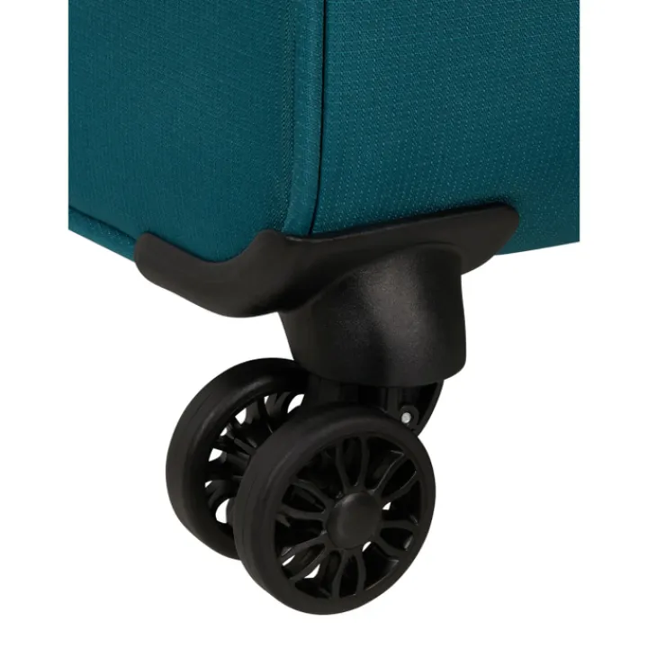 Transavia Trolleys|Handbagage Trolleys>American Tourister Cloudrider Spinner S Expandable TSA misty teal
