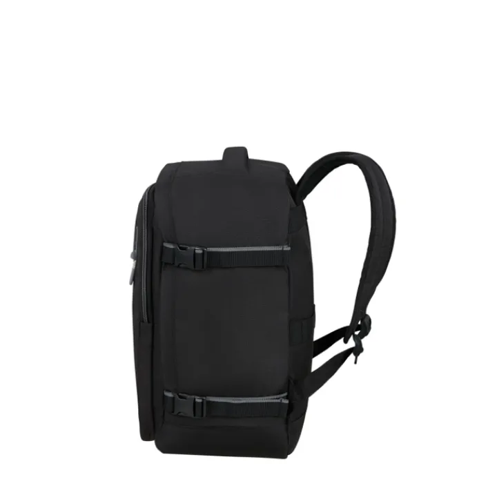 Kleine Reistassen|Handbagage Reistassen>American Tourister Cloudrider Cabin Backpack S jet black