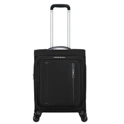 Transavia Trolleys|Handbagage Trolleys>American Tourister Cloudrider  Spinner S Expandable TSA jet black