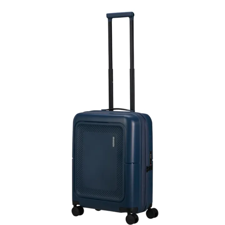 Transavia Trolleys|Ryanair Trolleys>American Tourister Dashpop Spinner 55 Exp midnight blue